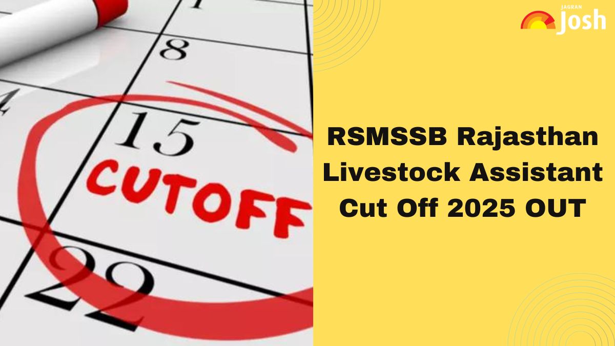 RSMSSB Livestock Assistant Cut Off 2025 Released: Category-Wise Qualifying Marks and Download PDF