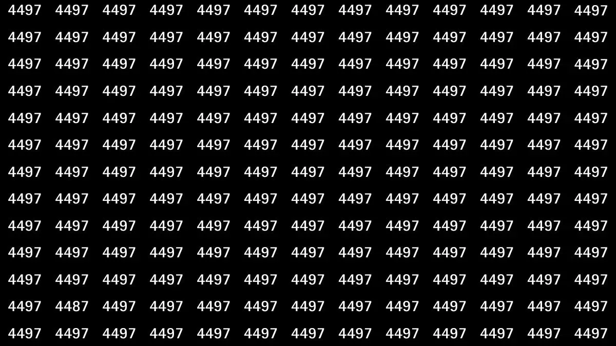 Find the number 4487.