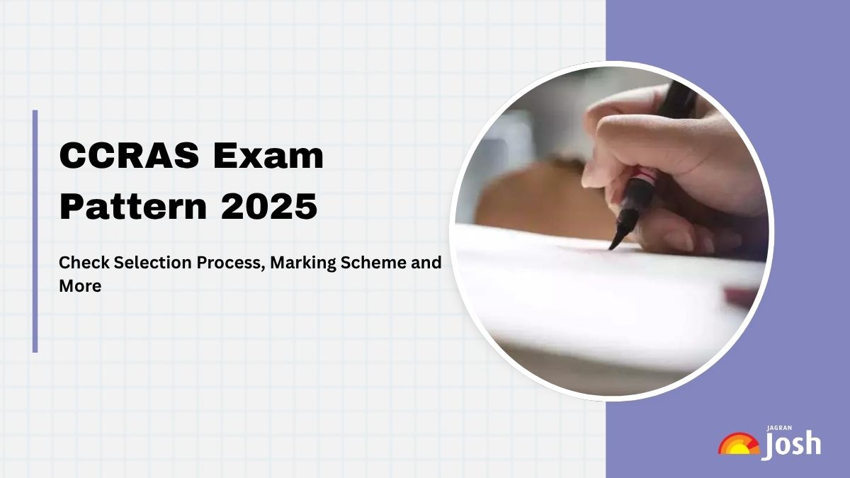 CCRAS Exam Pattern 2025: Check Total Marks, Question Paper Structure & Negative Marking Scheme for All Posts