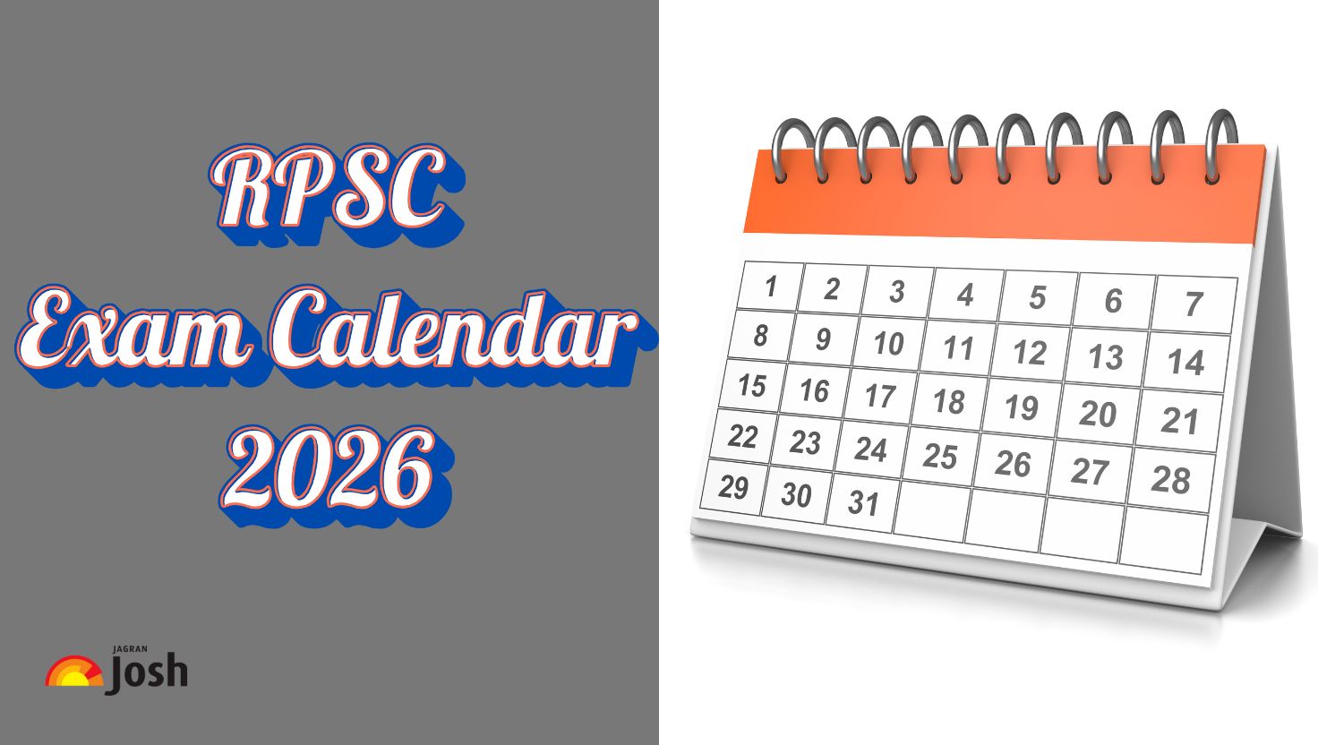 RPSC Calendar 2026: Check Recruitment Exam Schedule & Download PDF