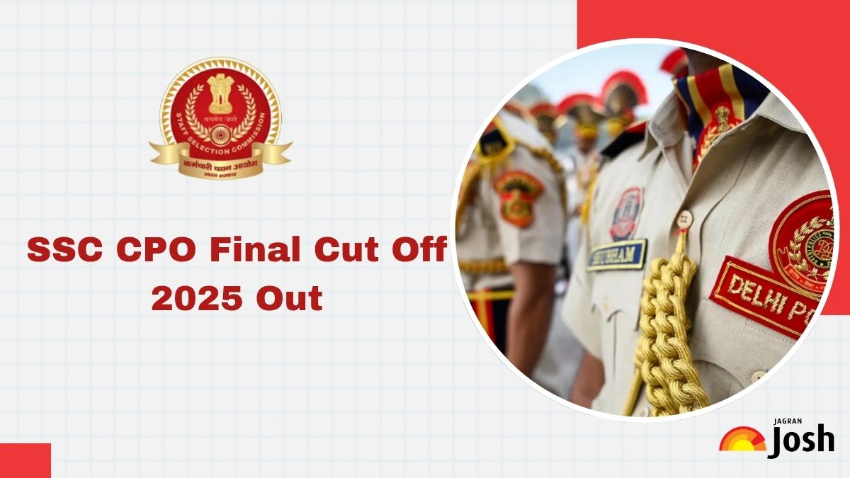SSC CPO Final Cut Off 2025 Out: Check Male & Female Category-Wise Qualifying Marks, Download PDF