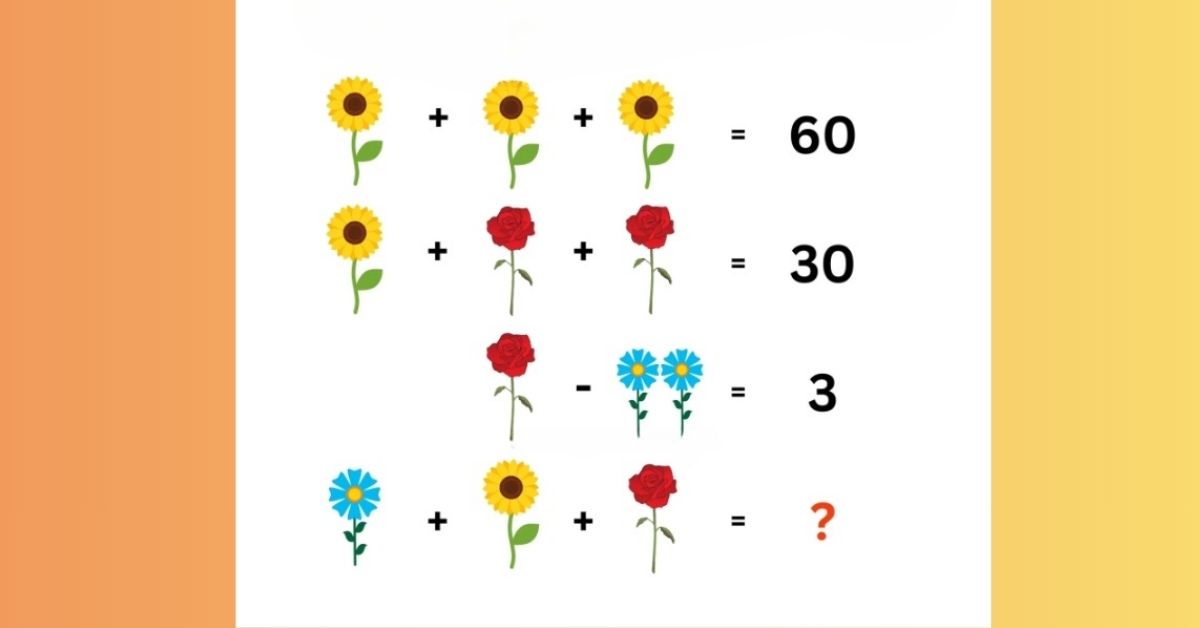Think Like the Father of Mathematics: Can You Crack This Impossible-Looking Flower Equation Challenge?