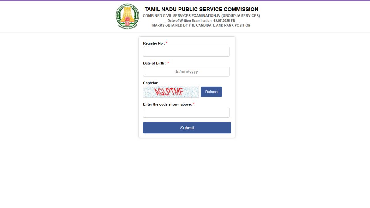 TNPSC Group 4 Result 2025 OUT: टीएनपीएससी ग्रुप 4 परिणाम tnpsc.gov.in पर जारी, डाउनलोड करें Marks PDF
