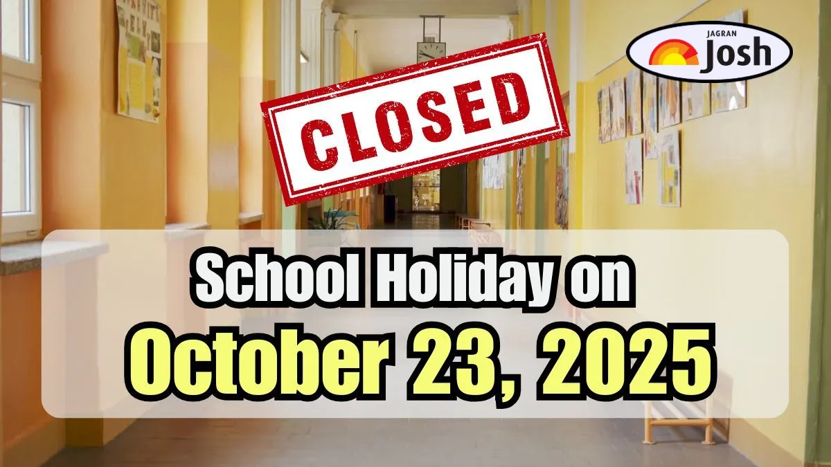 School Holiday on October 23, 2025 (Thursday): Schools Closed in These States Due to Bhai Dooj and Heavy Rains