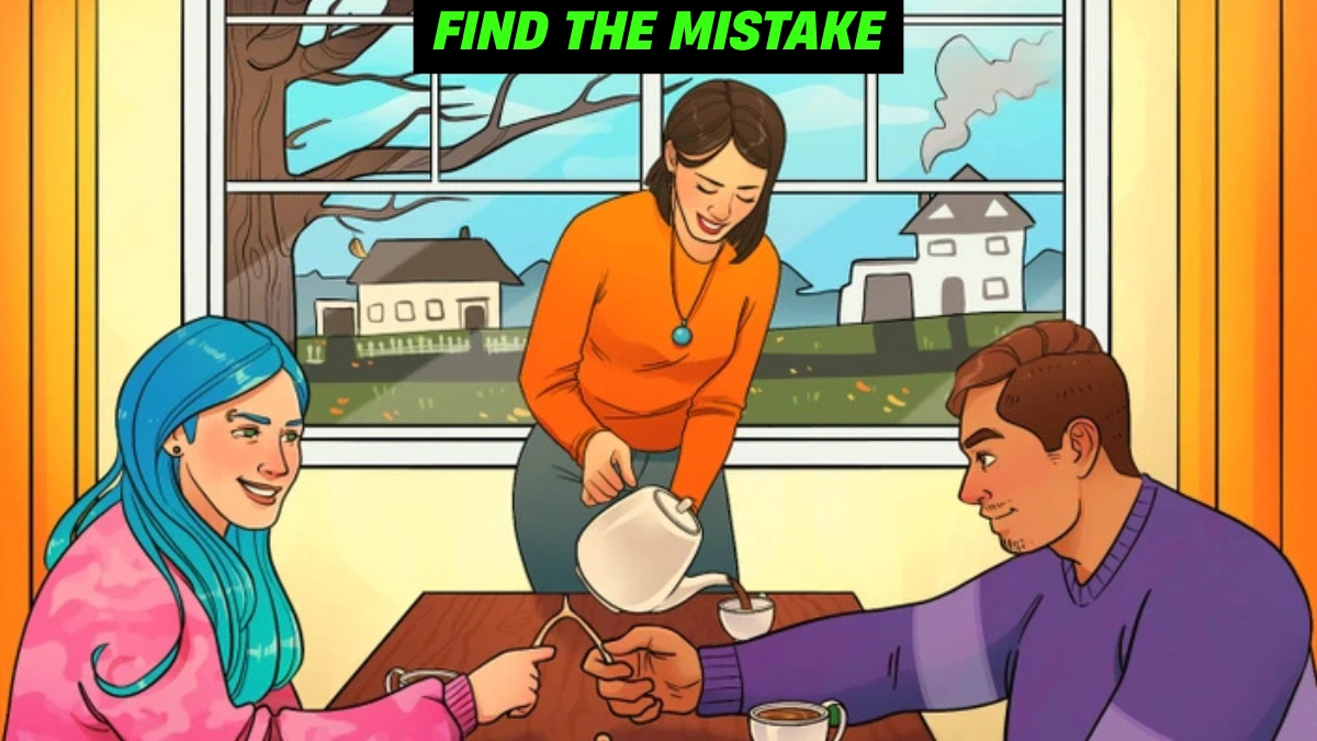 You’ve exceptional visual acuity if you can find the mistake in the picture in 6 seconds!