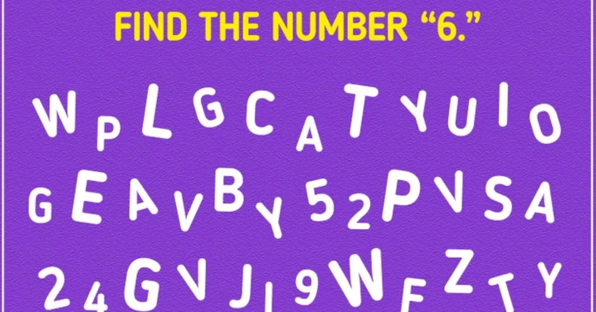 Find the Hidden Number 6