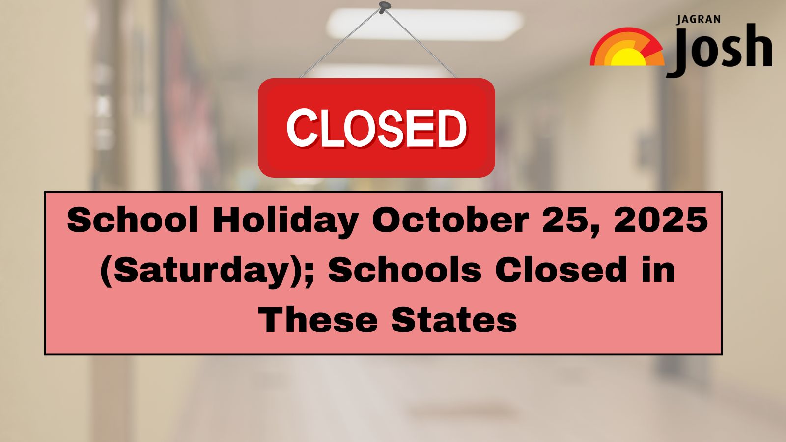 School Holiday on 25 October 2025 (Saturday) - Schools Closed in THESE States Due to Rain and Regional Festivals
