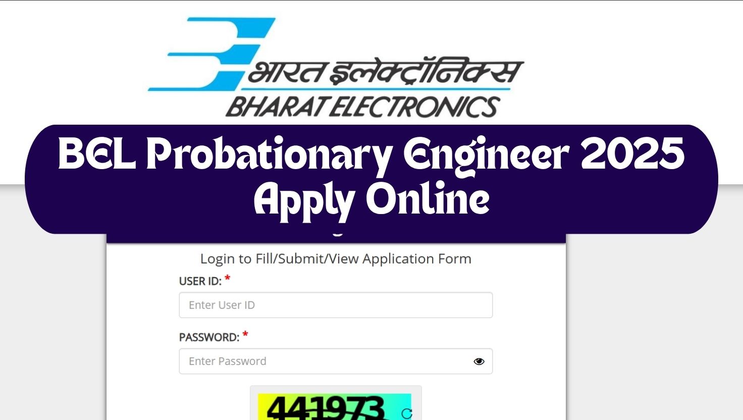 BEL Probationary Engineer Apply Online 2025 Begins for 340 Posts - Check Eligibility and More Details Here
