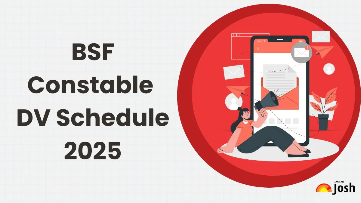 BSF Constable DV Schedule 2025