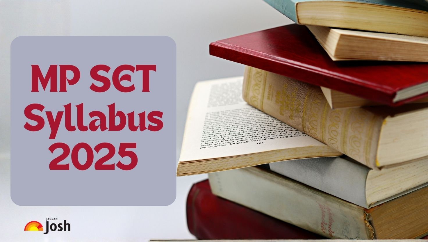 MP SET Syllabus 2025 & Exam Pattern: Download Paper 1 and Paper 2 Syllabus PDF
