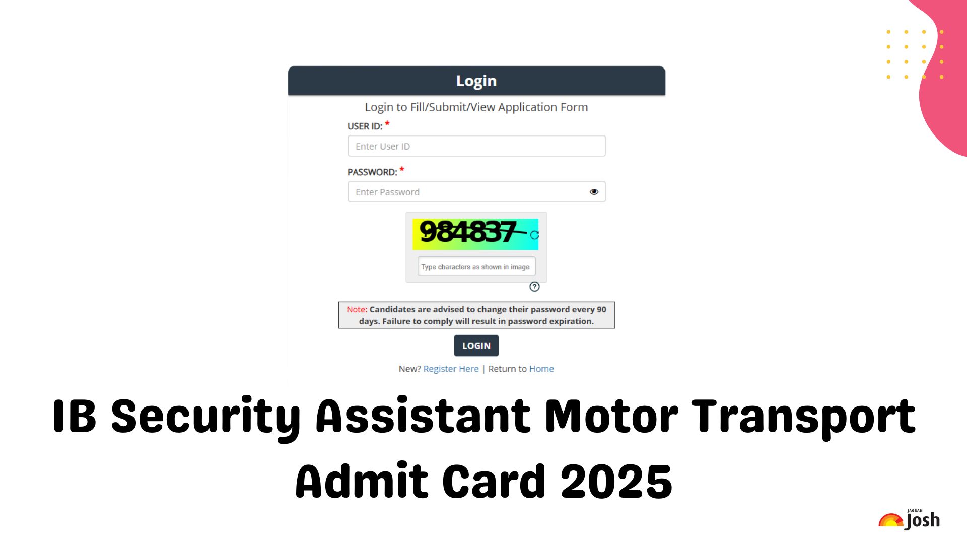 IB Security Assistant Motor Transport Admit Card 2025 जारी हुआ, यहां से डाउनलोड करें हॉल टिकट