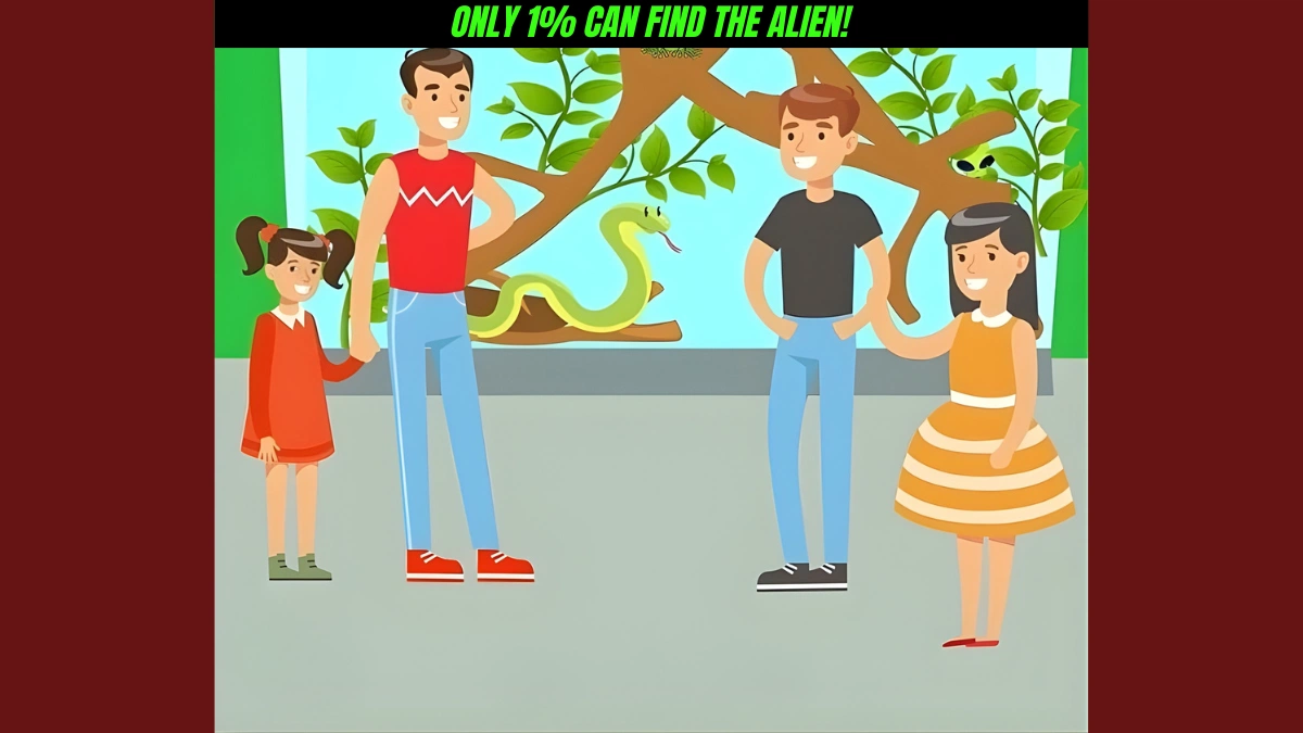 Only 1% with HD Eyes Can Find the Alien in 5 Seconds!