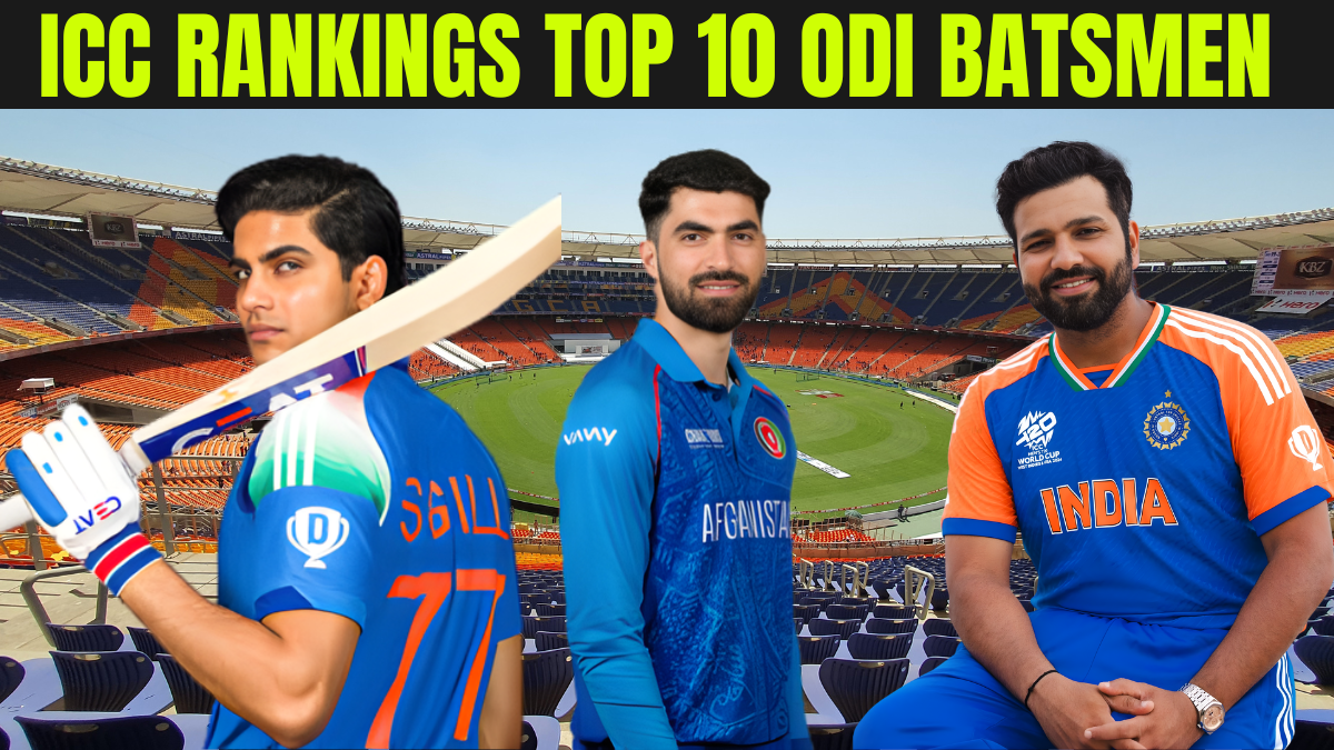 ICC Rankings: Check Top 10 ODI Batsmen List (Updated October 2025)
