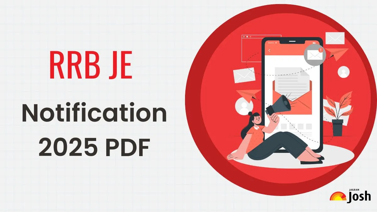 RRB JE Notofication 2025 PDF Download