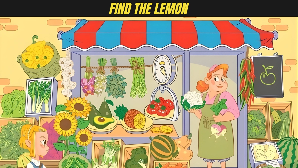 Only someone with 20/20 vision can find the lemon in the picture in 5 seconds!