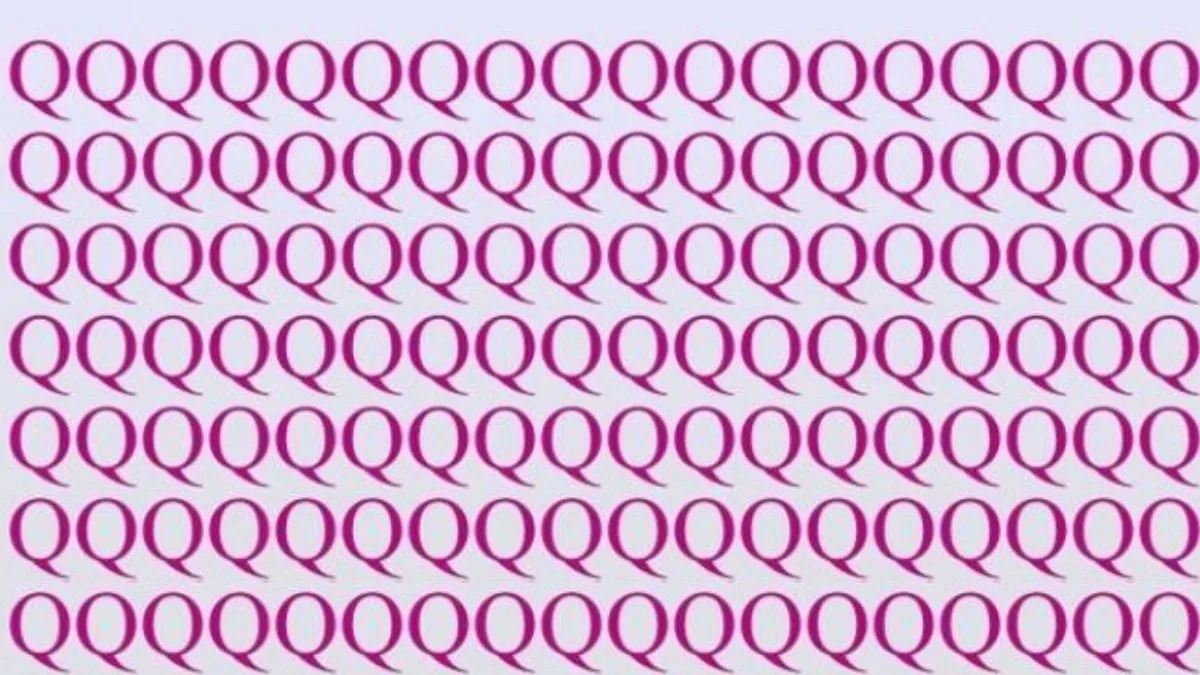 Find The Letter “O” Among the “Q” Sequence Series