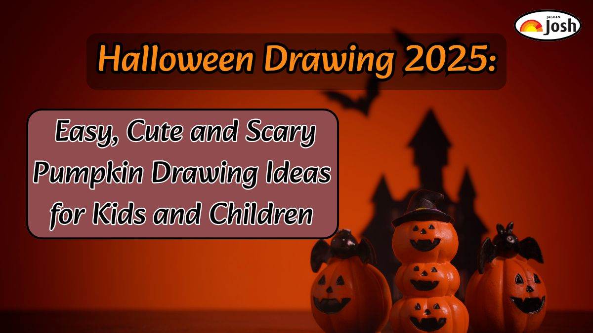 Halloween Drawing 2025: 10+ Easy, Cute and Scary Pumpkin Drawing Ideas for Kids	and Children