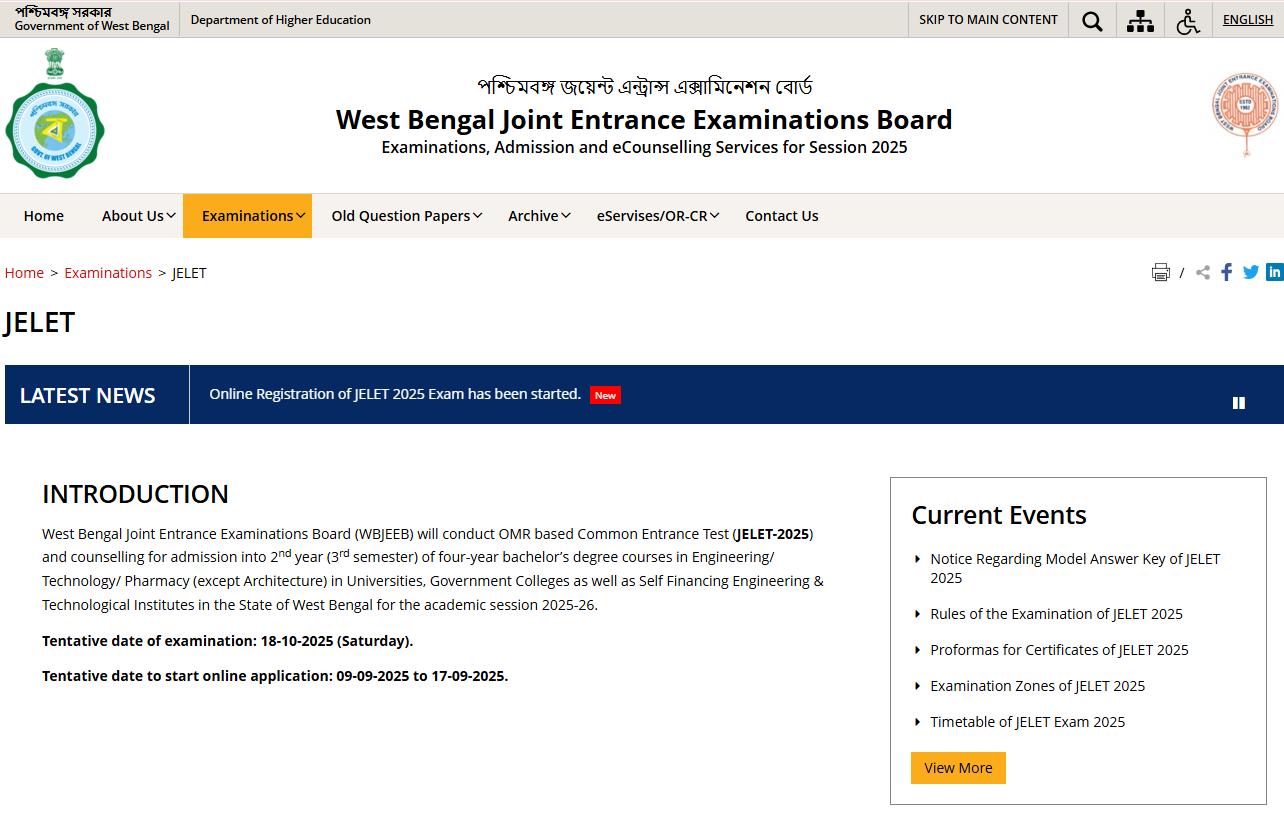 WBJEE JELET 2025 Result Expected Soon at wbjeeb.nic.in/jelet; Check Expected Result Date
