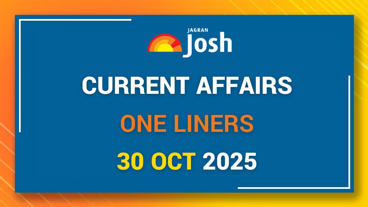 One Liners Current Affairs 30 Oct 2025: National FPO Conclave 2025

