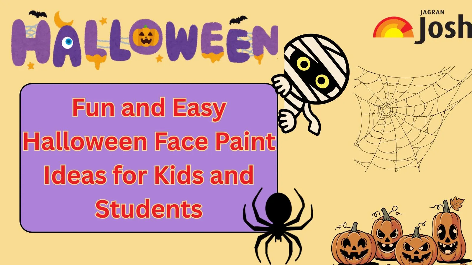 Halloween Face Painting Ideas for Kids and Students