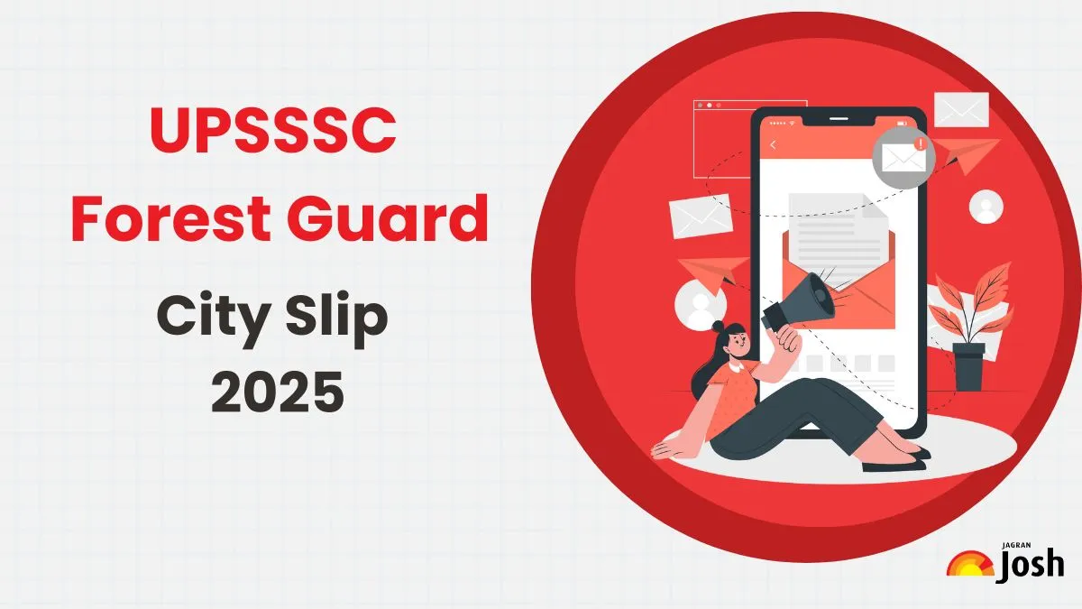 UPSSSC Forest Guard City Slip 2025