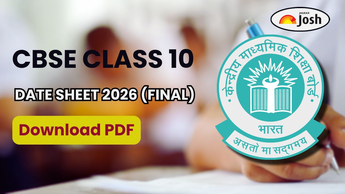 CBSE 10th Date Sheet 2026: Download FINAL Class 10 Schedule PDF; Check Exam Day, Date and Time