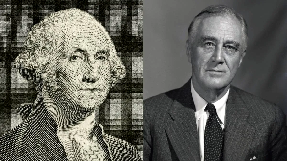 George Washington (Left) and Franklinn D. Roosevelt (Right) are amongst the U.S. Presidents with ADHD.