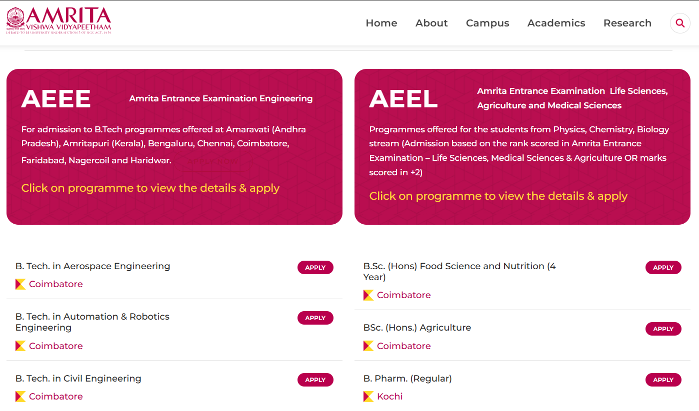 AEEE 2026 BTech Admission: Applications Open; Check Changes in Exam Pattern