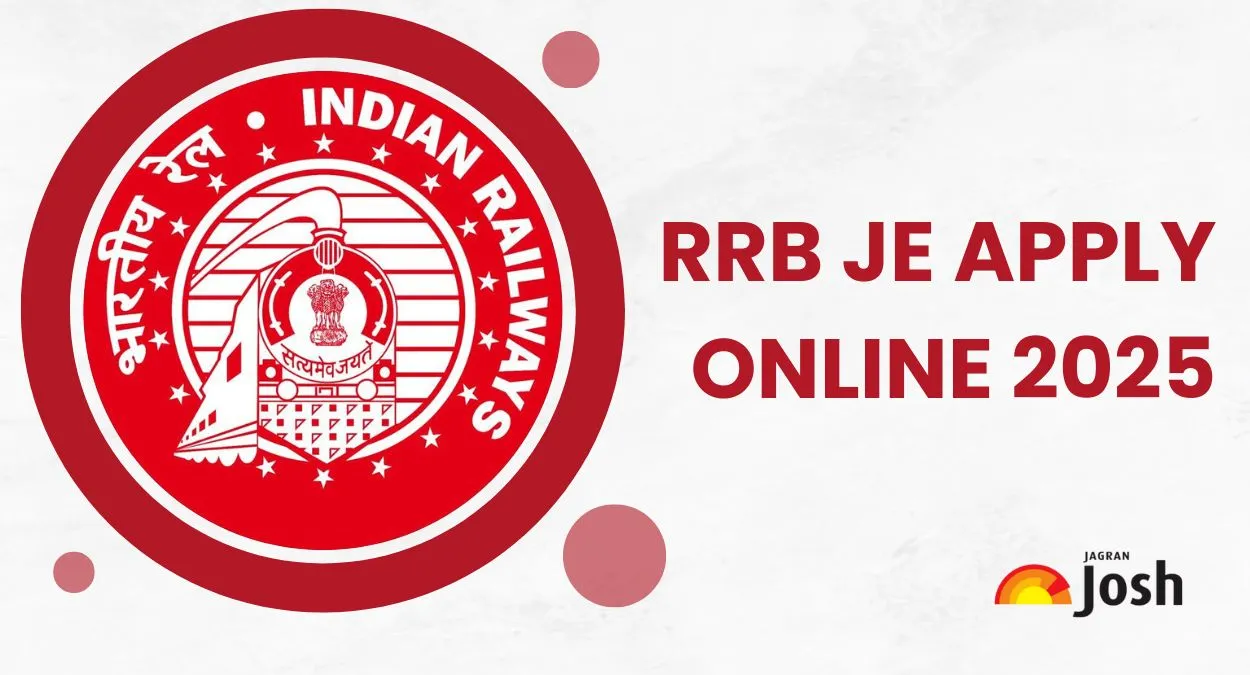 RRB JE Apply Online 2025 Begins at rrbapply.gov.in