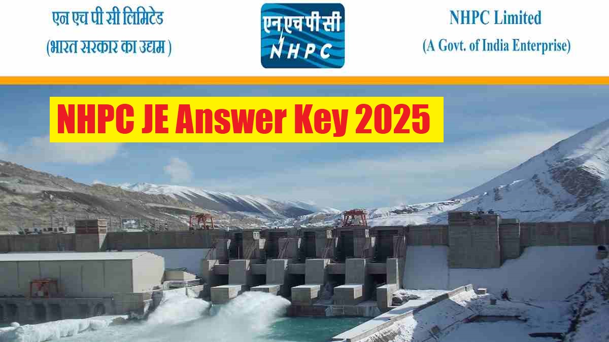 NHPC JE Answer Key 2025 at nhpcindia.com, Check Steps to Download Response Sheet PDF Here