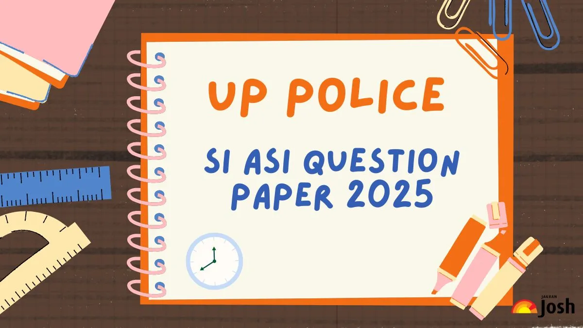 UP Poice SI ASI Question Paper 2025