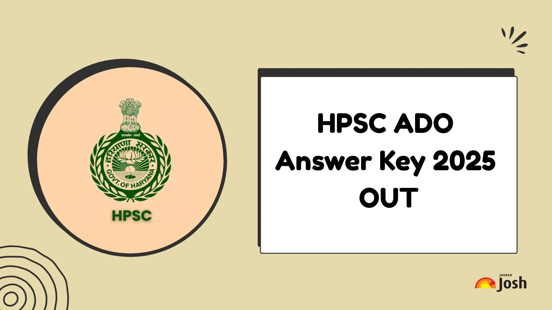 HPSC ADO Answer Key 2025 OUT