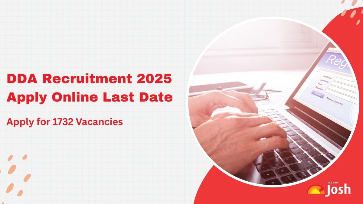 DDA Recruitment 2025 Apply Online Closing Tomorrow, Register Now for 1732 Vacancies at dda.gov.in- Link Here