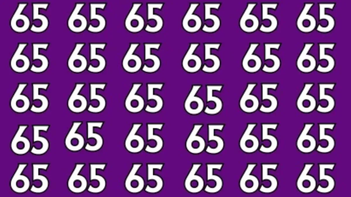 Find The Inverted “56” & “68” Numbers Among the “65” Sequence Series