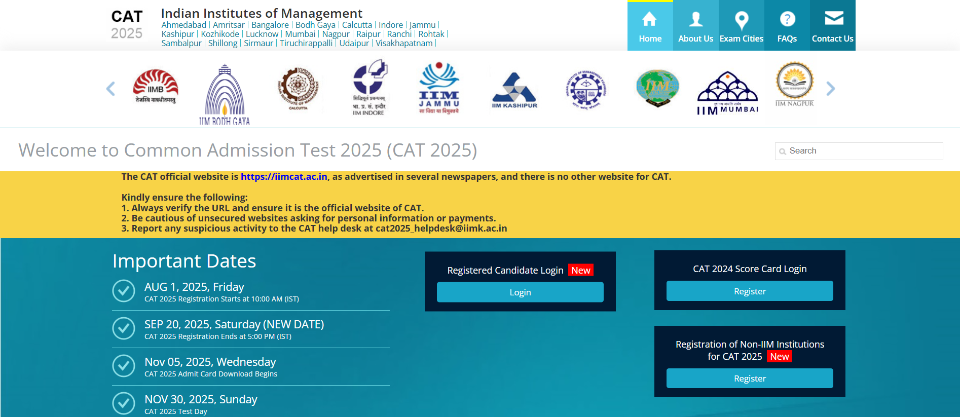 CAT 2025 Admit Card: IIM CAT Hall Ticket Release Tomorrow at iimcat.ac.in
