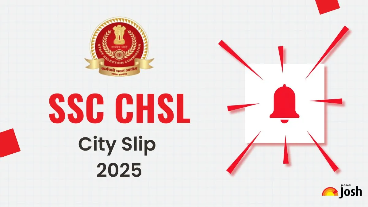 SSC CHSL City Slip 2025