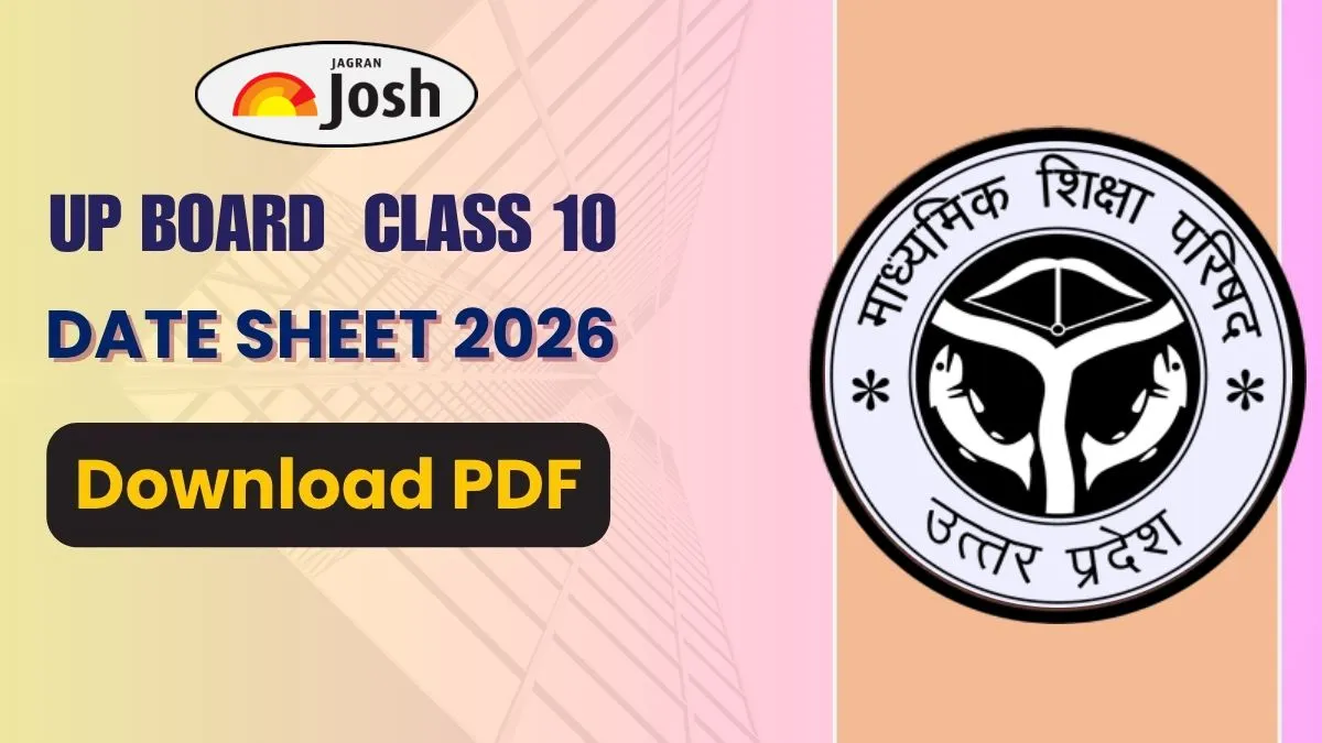 UP Board Class 10 Date Sheet 2026 Released: Download UPMSP 10th Time Table PDF