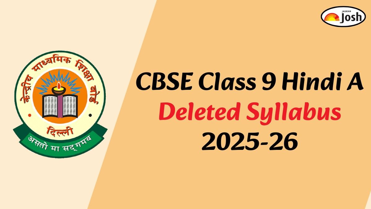 CBSE Class 9 Hindi A Deleted Syllabus 2025-26: Check Chapters Deleted from Kshitij and Kritika