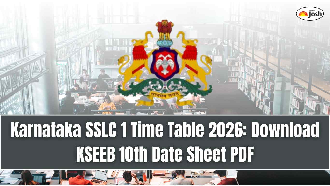 Karnataka SSLC 1 Time Table 2026: Download KSEEB 10th Date Sheet PDF; Check Exam Timings
