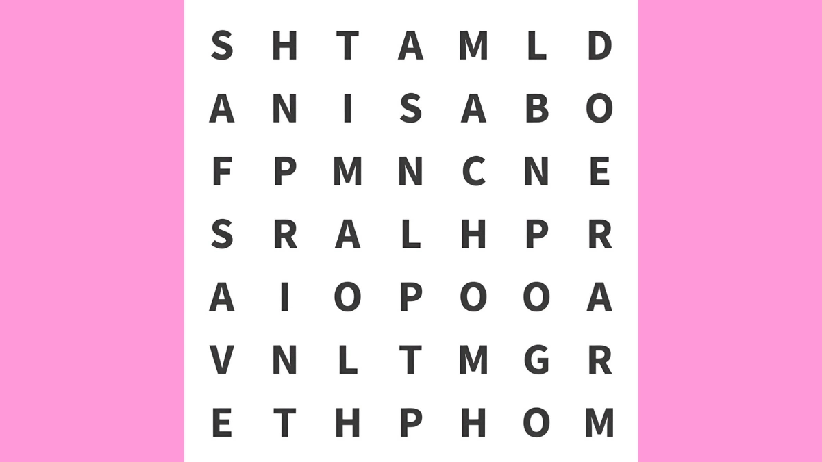 Word Puzzle: Find “BASIN” in 17 Seconds!