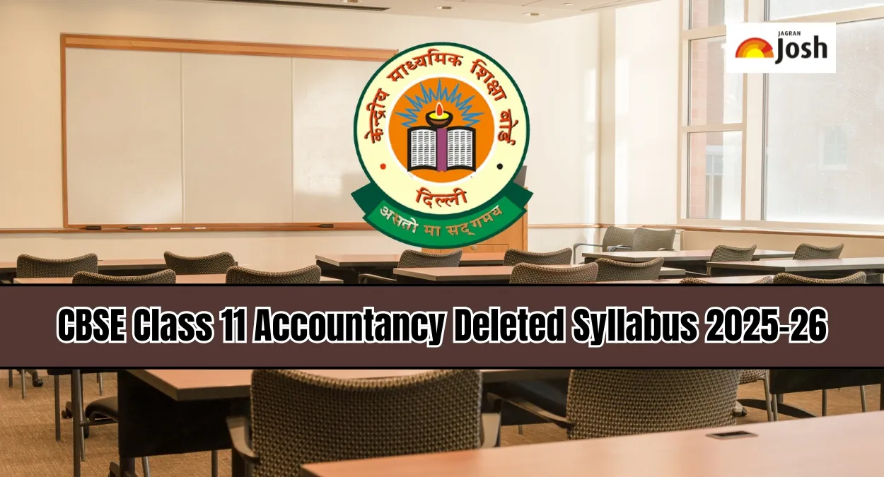 CBSE Class 11 Accountancy Deleted Syllabus 2025-26