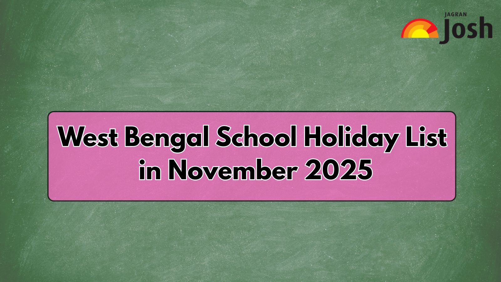 West Bengal School Holiday List  in November 2025