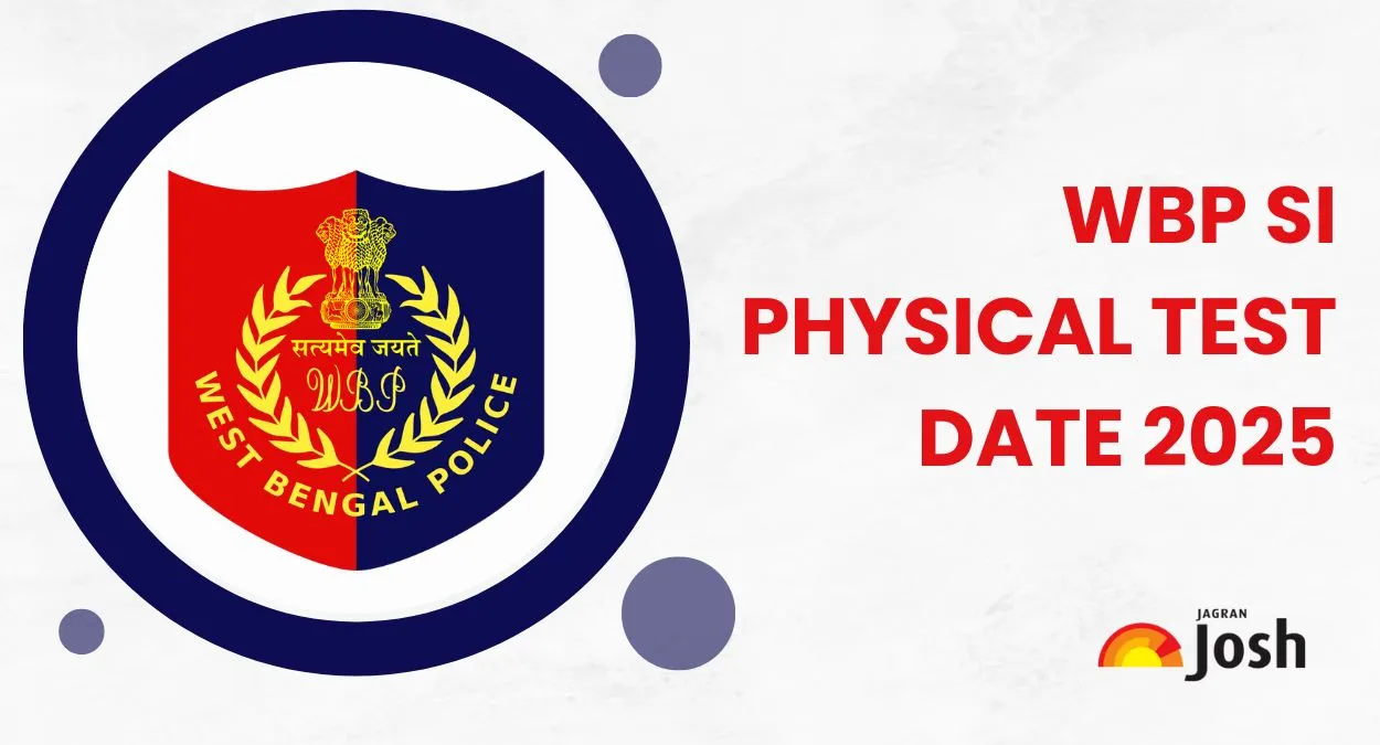 WBP SI Physical Test Date 2025 Released at wbpolice.gov.in