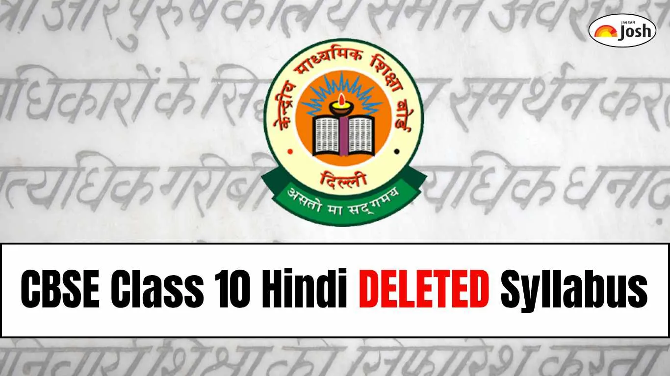 CBSE Class 10 Hindi Deleted Syllabus 2025-26: Check Chapter-Wise Topics, And Exercises Removed