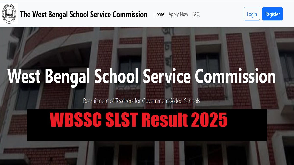 WBSSC SLST Result 2025 Releasing Today at wbssc.gov.in, Check Merit List PDF - Link Here Soon