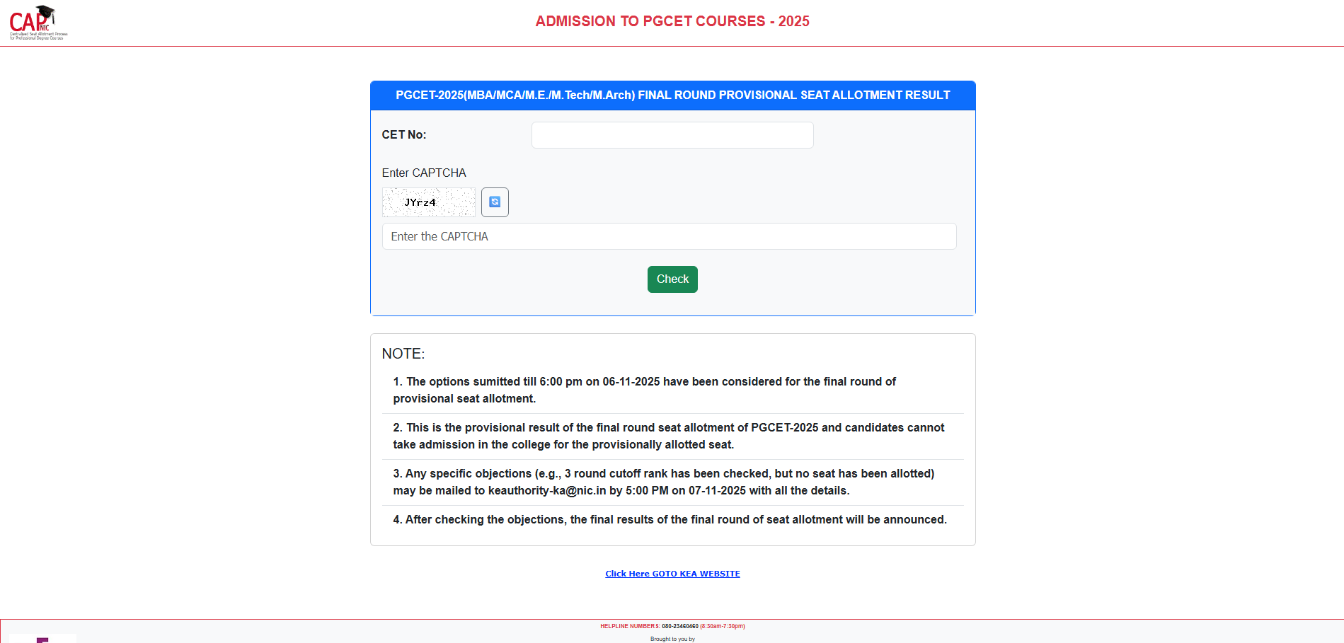 Karnataka PGCET Counselling 2025: Round 3 Final Seat Allotment Result TODAY at cetonline.karnataka.gov.in; Direct Link Here