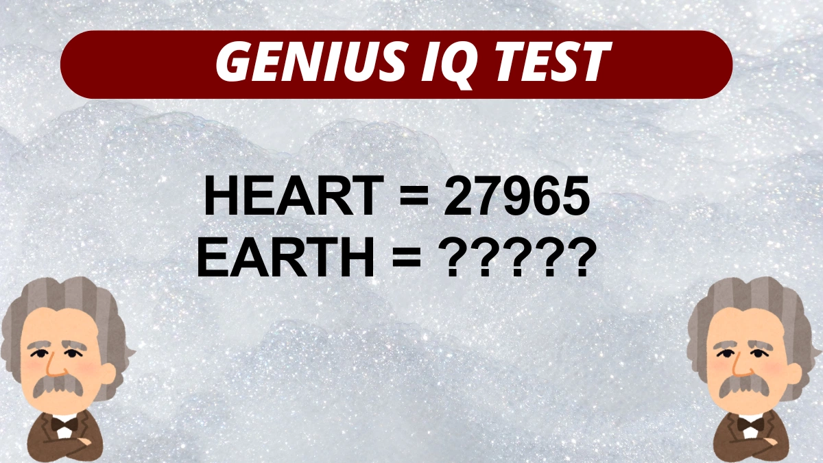 Genius IQ Test: You have a sharp brain if you can solve this math puzzle in 6 seconds!