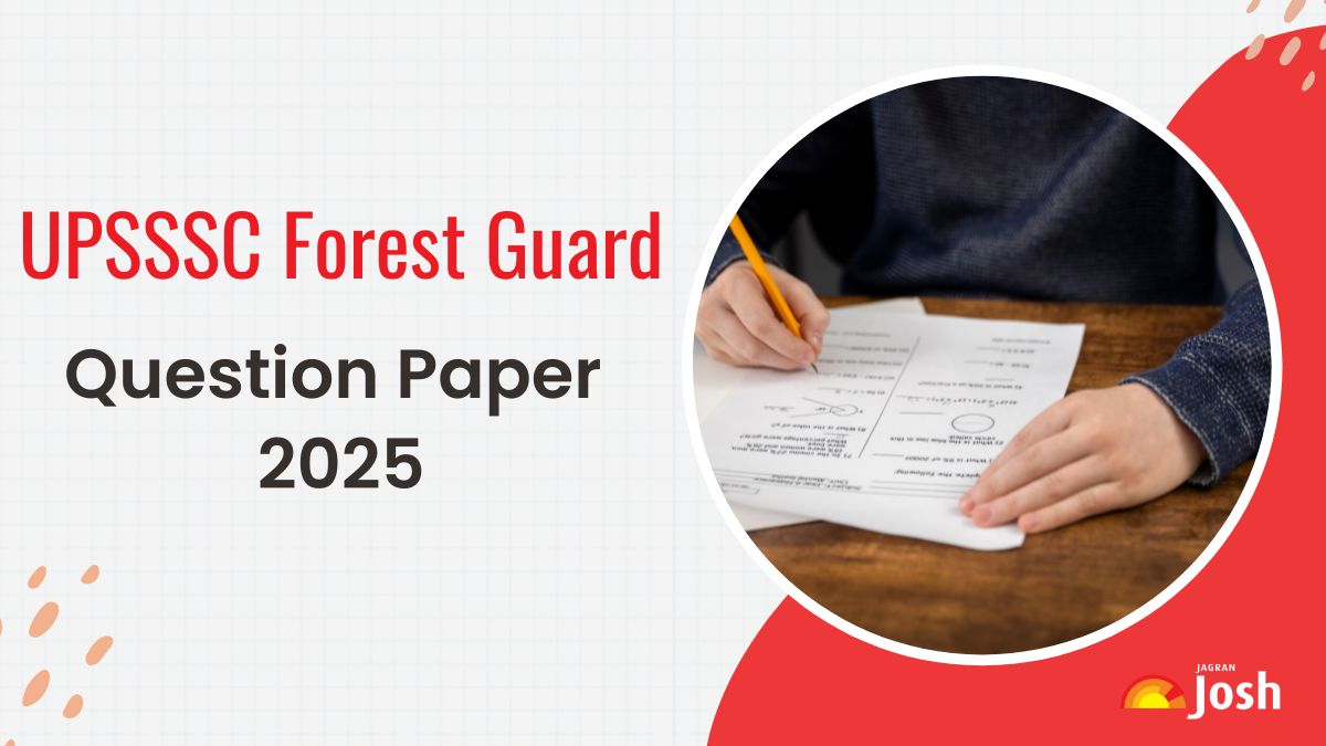 UPSSSC Vanrakshak Question Paper 2025: Download Forest Guard Exam Paper PDF Held Today

