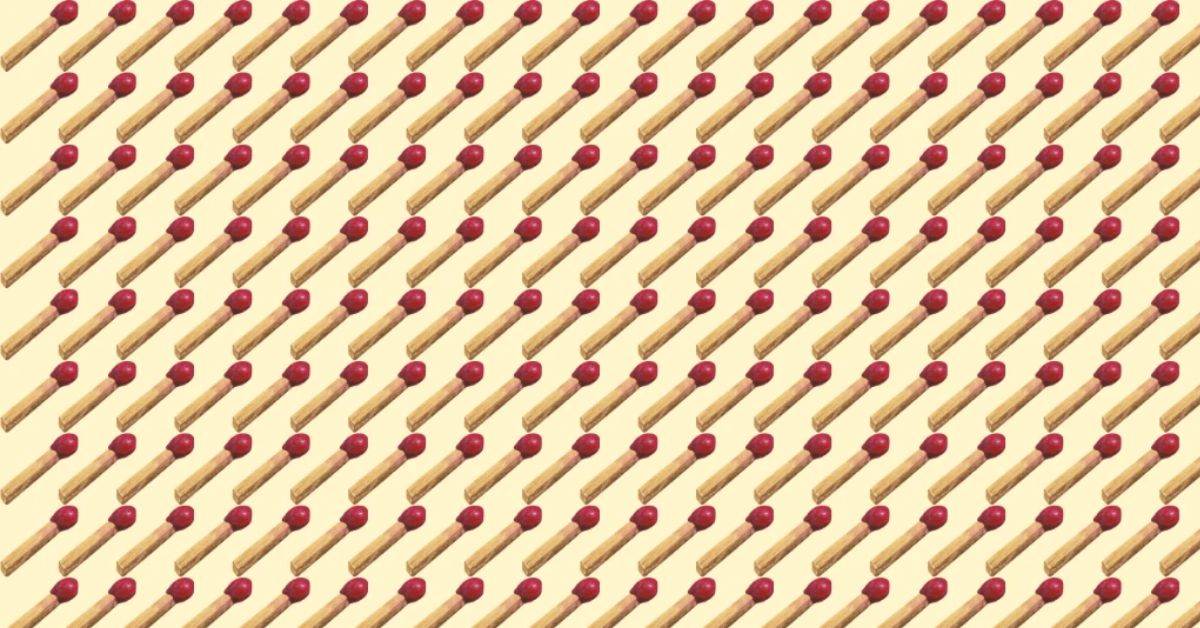 Only a Few Brilliant Minds Have Found the Hidden Odd Matchstick — Are You Among the 1% with an IQ of 151 Who Can Do It?