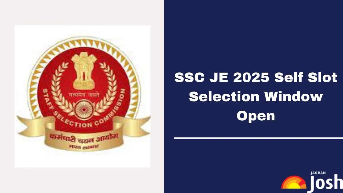 SSC JE Slot Booking